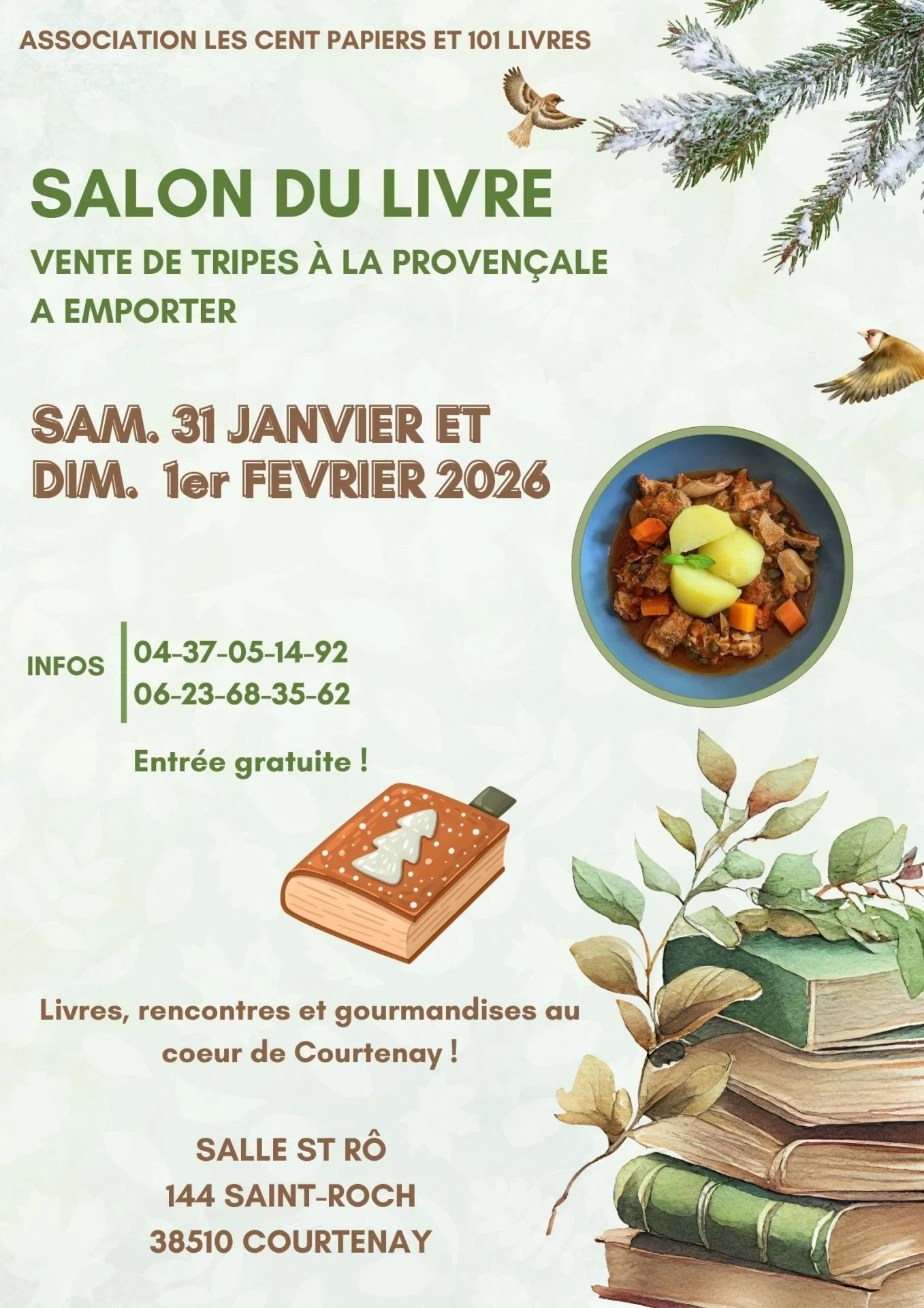 Salon du livre vente de tripes